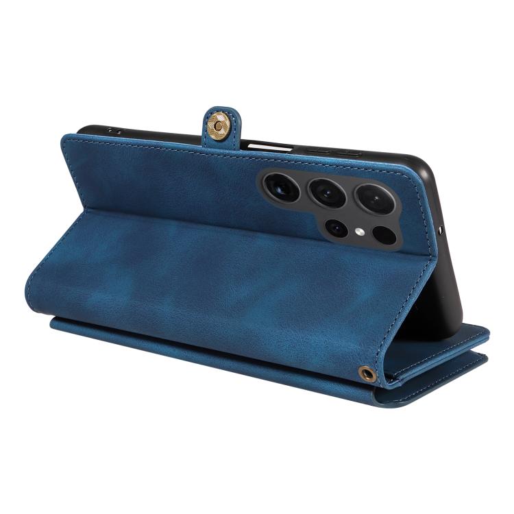 For Samsung Galaxy S24 Ultra 5G Fantasy Multifunctional Zipper Wallet Leather Phone Case