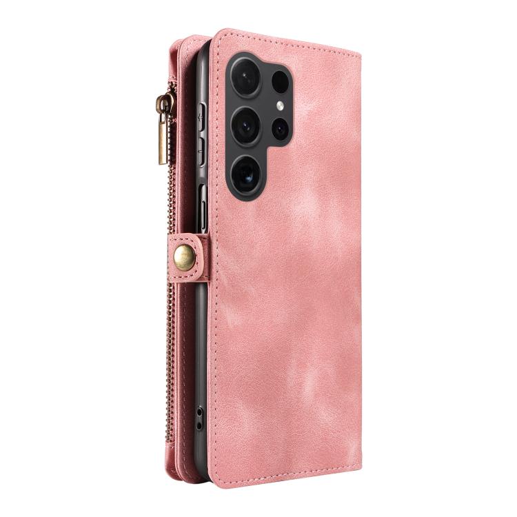 For Samsung Galaxy S24 Ultra 5G Fantasy Multifunctional Zipper Wallet Leather Phone Case