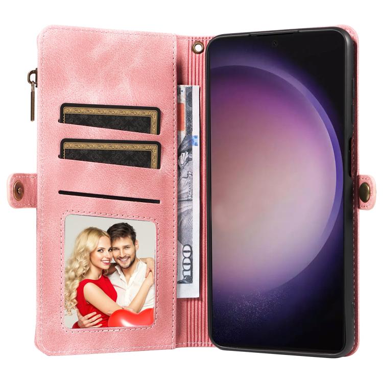 For Samsung Galaxy S24 Ultra 5G Fantasy Multifunctional Zipper Wallet Leather Phone Case