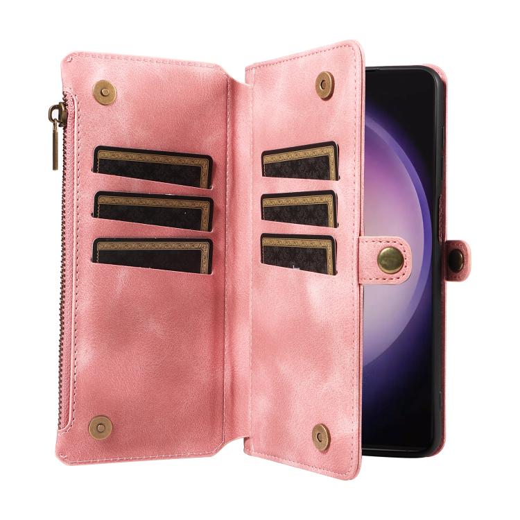 For Samsung Galaxy S24 Ultra 5G Fantasy Multifunctional Zipper Wallet Leather Phone Case