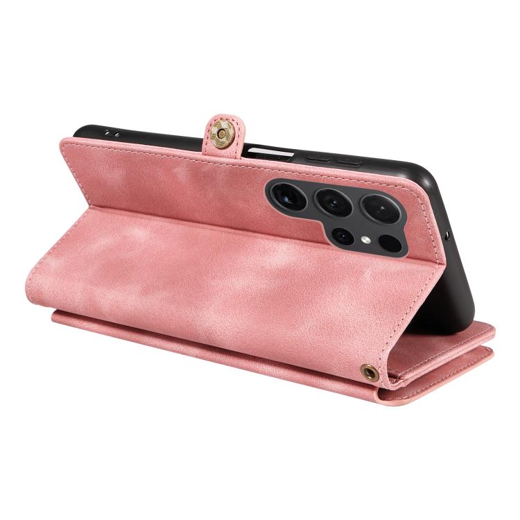 For Samsung Galaxy S24 Ultra 5G Fantasy Multifunctional Zipper Wallet Leather Phone Case