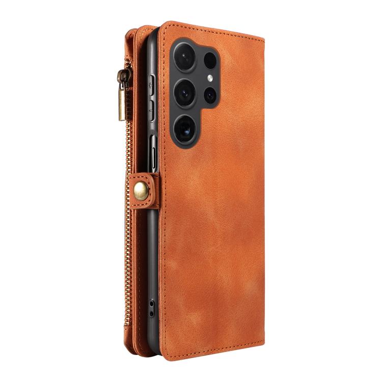 For Samsung Galaxy S24 Ultra 5G Fantasy Multifunctional Zipper Wallet Leather Phone Case