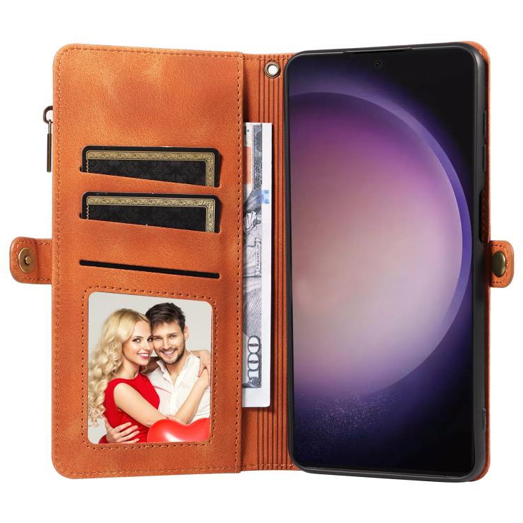 For Samsung Galaxy S24 Ultra 5G Fantasy Multifunctional Zipper Wallet Leather Phone Case