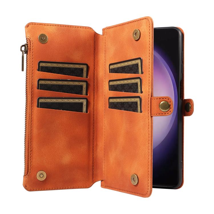 For Samsung Galaxy S24 Ultra 5G Fantasy Multifunctional Zipper Wallet Leather Phone Case