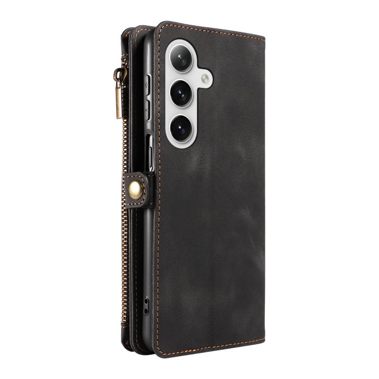 For Samsung Galaxy S24+ 5G Fantasy Multifunctional Zipper Wallet Leather Phone Case