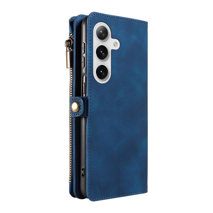 For Samsung Galaxy S24+ 5G Fantasy Multifunctional Zipper Wallet Leather Phone Case
