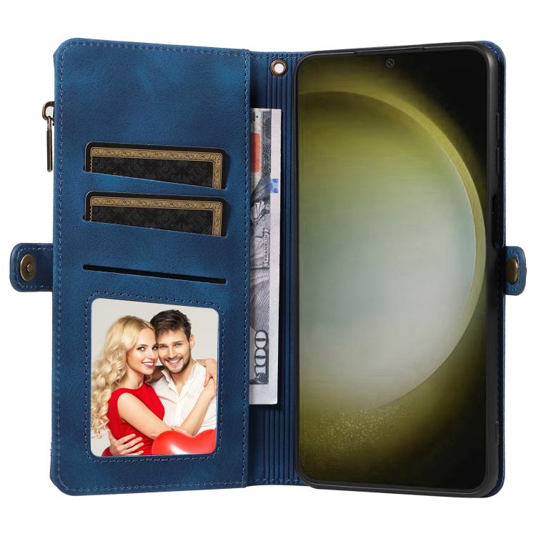 For Samsung Galaxy S24+ 5G Fantasy Multifunctional Zipper Wallet Leather Phone Case