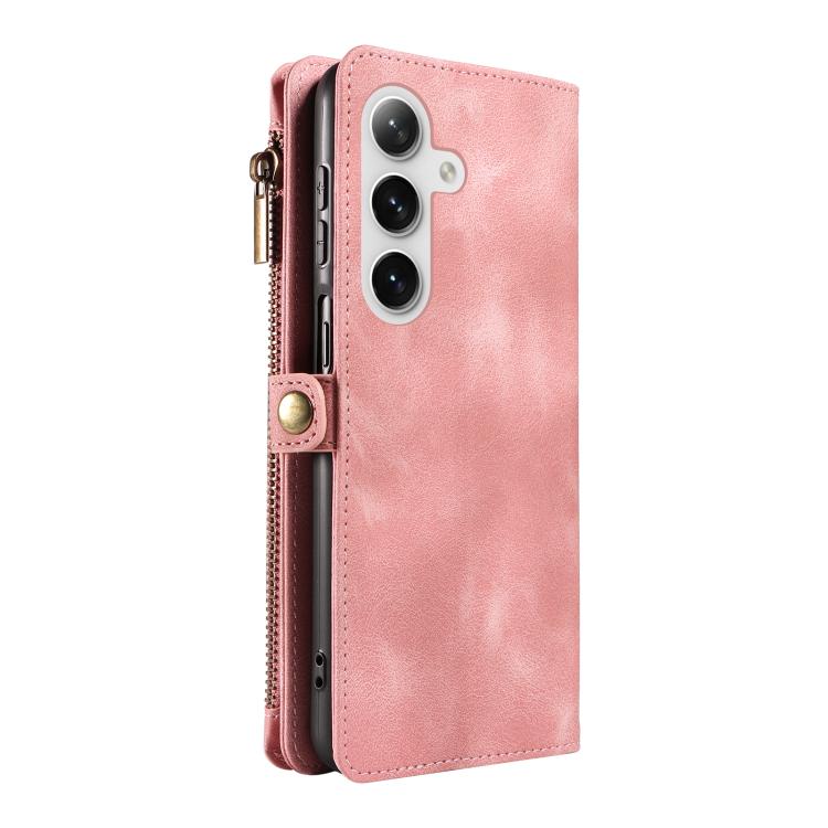 For Samsung Galaxy S24+ 5G Fantasy Multifunctional Zipper Wallet Leather Phone Case
