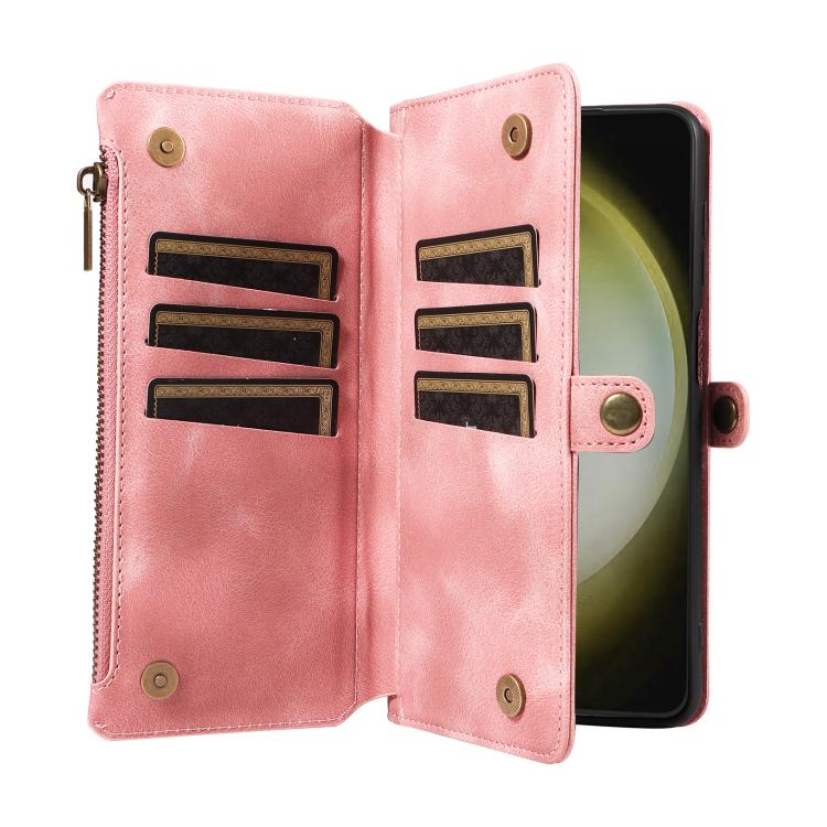 For Samsung Galaxy S24+ 5G Fantasy Multifunctional Zipper Wallet Leather Phone Case