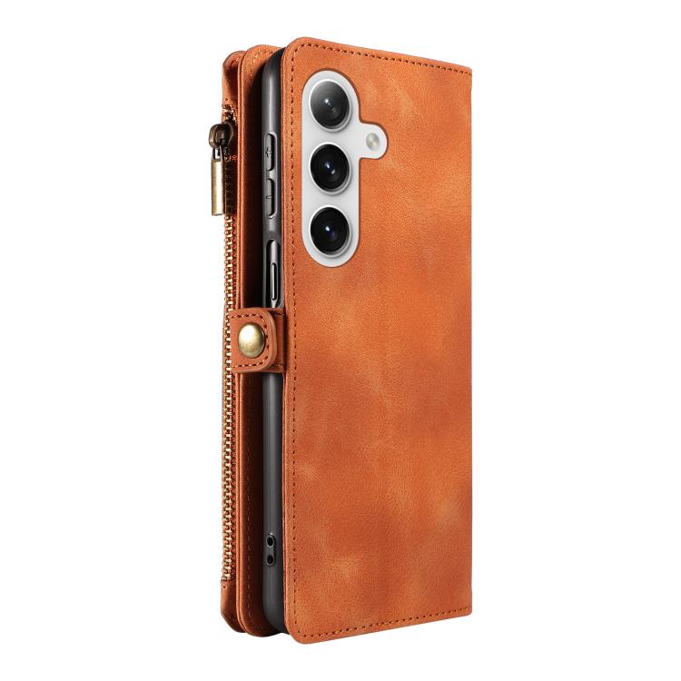 For Samsung Galaxy S24+ 5G Fantasy Multifunctional Zipper Wallet Leather Phone Case