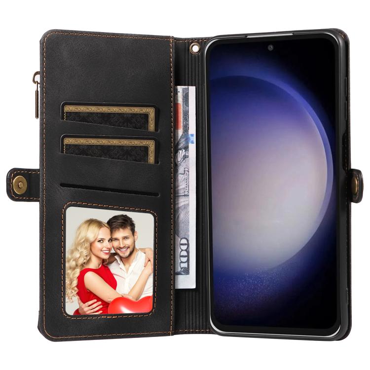 For Samsung Galaxy S23 FE 5G Fantasy Multifunctional Zipper Wallet Leather Phone Case