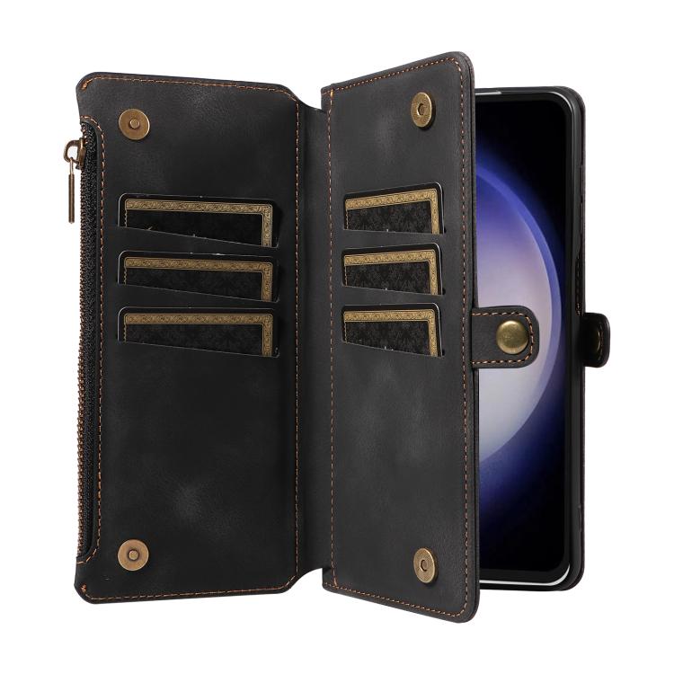 For Samsung Galaxy S23 FE 5G Fantasy Multifunctional Zipper Wallet Leather Phone Case