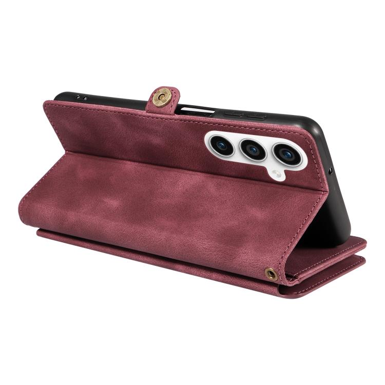 For Samsung Galaxy S23 FE 5G Fantasy Multifunctional Zipper Wallet Leather Phone Case