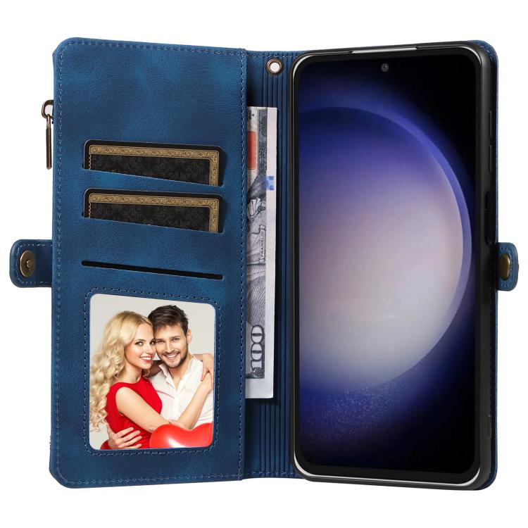 For Samsung Galaxy S23 FE 5G Fantasy Multifunctional Zipper Wallet Leather Phone Case