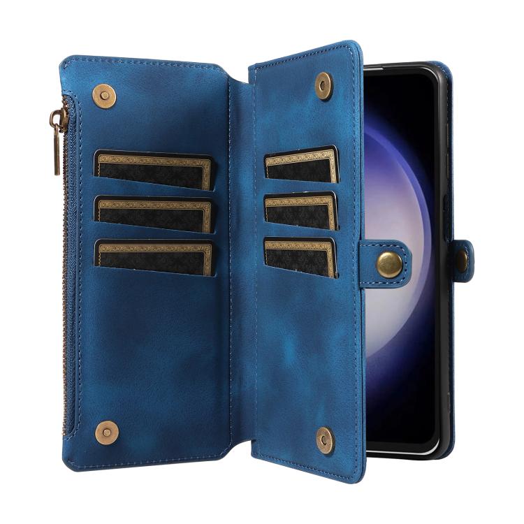 For Samsung Galaxy S23 FE 5G Fantasy Multifunctional Zipper Wallet Leather Phone Case