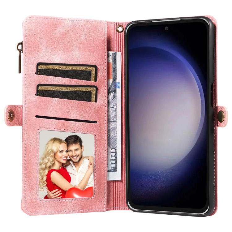 For Samsung Galaxy S23 FE 5G Fantasy Multifunctional Zipper Wallet Leather Phone Case
