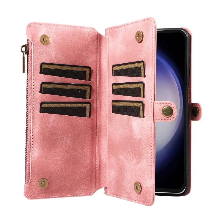 For Samsung Galaxy S23 FE 5G Fantasy Multifunctional Zipper Wallet Leather Phone Case