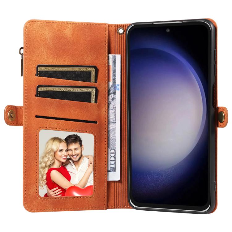 For Samsung Galaxy S23 FE 5G Fantasy Multifunctional Zipper Wallet Leather Phone Case