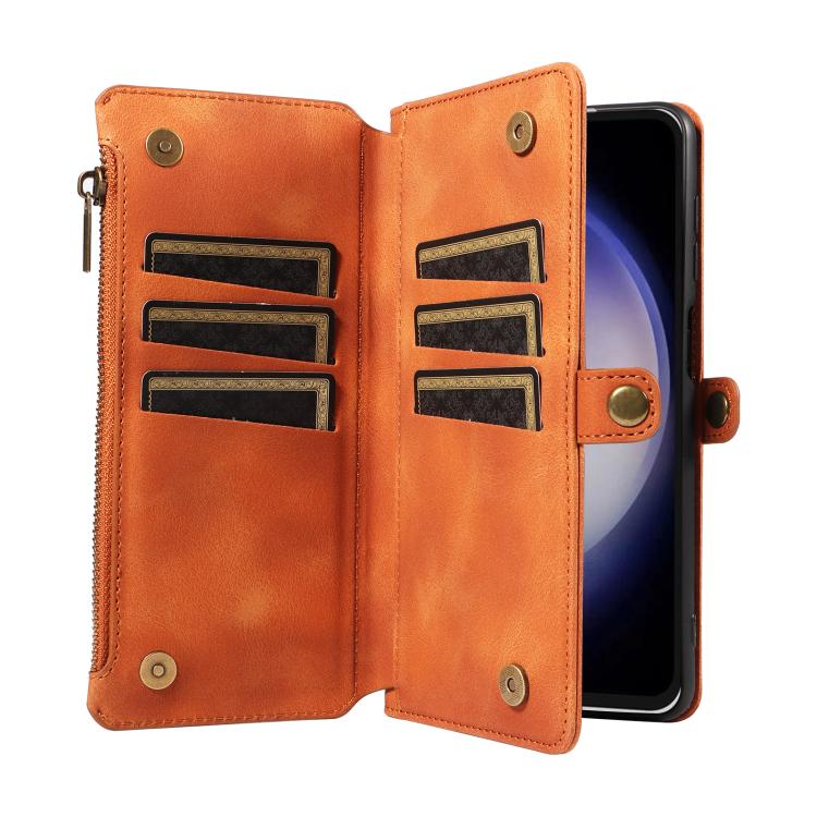 For Samsung Galaxy S23 FE 5G Fantasy Multifunctional Zipper Wallet Leather Phone Case