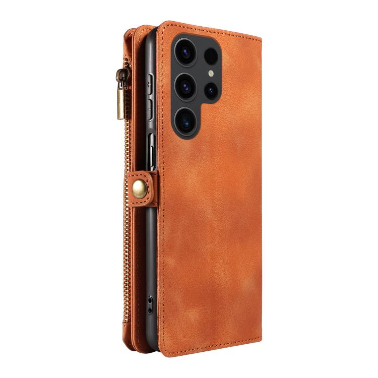 For Samsung Galaxy S23 Ultra 5G Fantasy Multifunctional Zipper Wallet Leather Phone Case