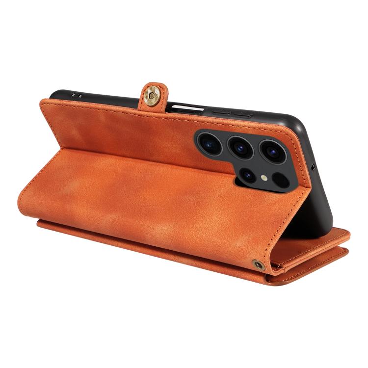 For Samsung Galaxy S23 Ultra 5G Fantasy Multifunctional Zipper Wallet Leather Phone Case