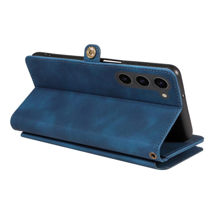 For Samsung Galaxy S23+ 5G Fantasy Multifunctional Zipper Wallet Leather Phone Case