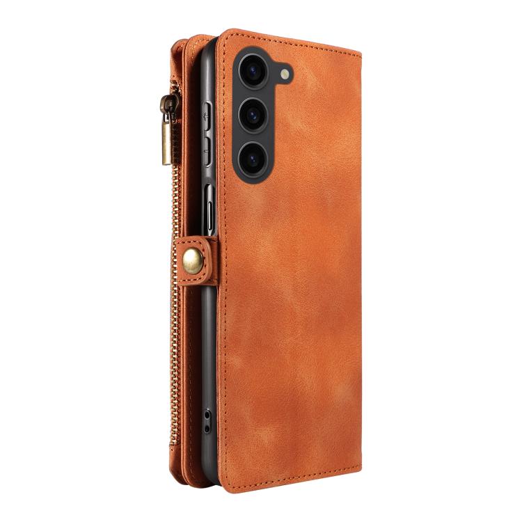 For Samsung Galaxy S23+ 5G Fantasy Multifunctional Zipper Wallet Leather Phone Case