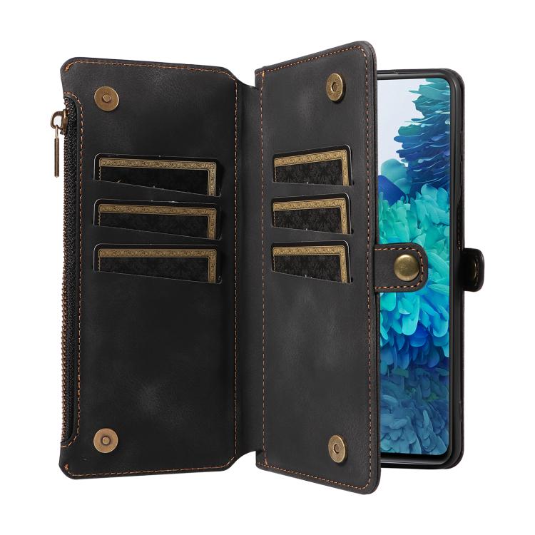 For Samsung Galaxy S20 FE Fantasy Multifunctional Zipper Wallet Leather Phone Case