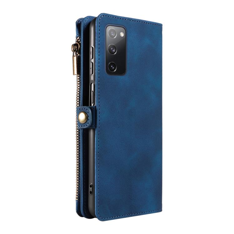 For Samsung Galaxy S20 FE Fantasy Multifunctional Zipper Wallet Leather Phone Case