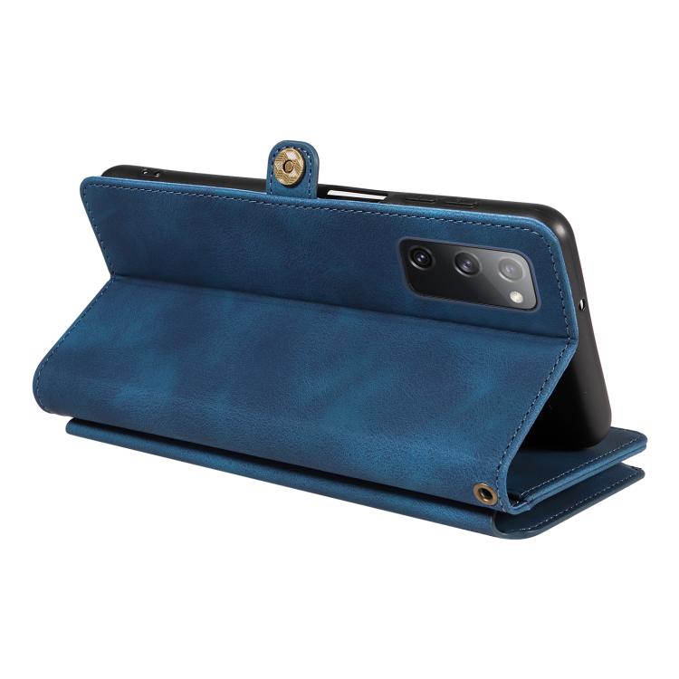 For Samsung Galaxy S20 FE Fantasy Multifunctional Zipper Wallet Leather Phone Case