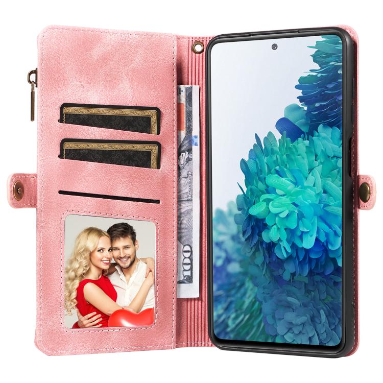 For Samsung Galaxy S20 FE Fantasy Multifunctional Zipper Wallet Leather Phone Case