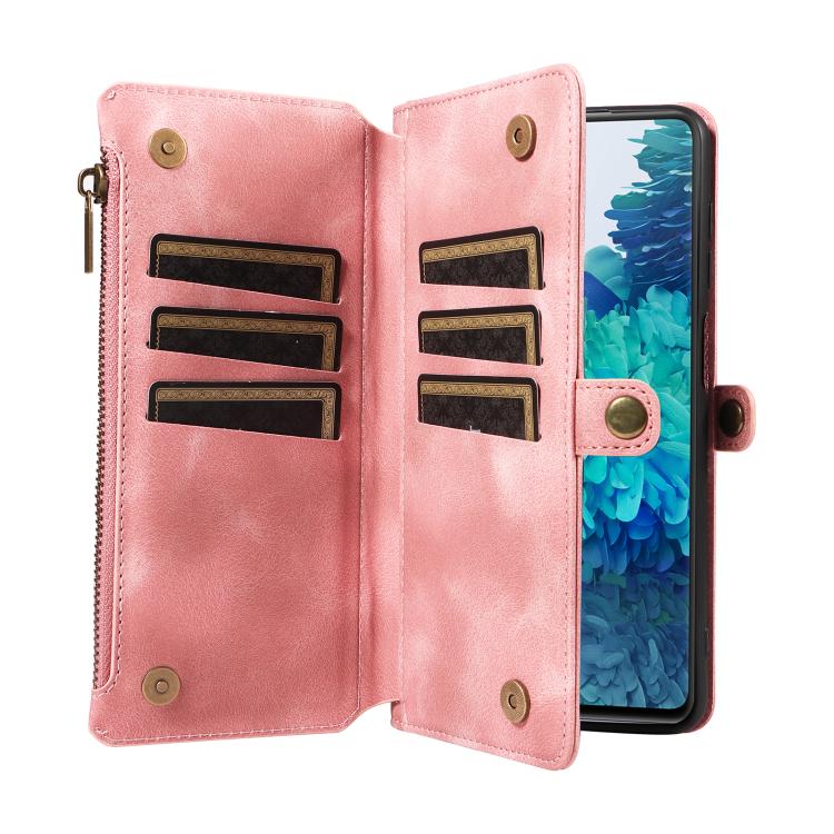 For Samsung Galaxy S20 FE Fantasy Multifunctional Zipper Wallet Leather Phone Case