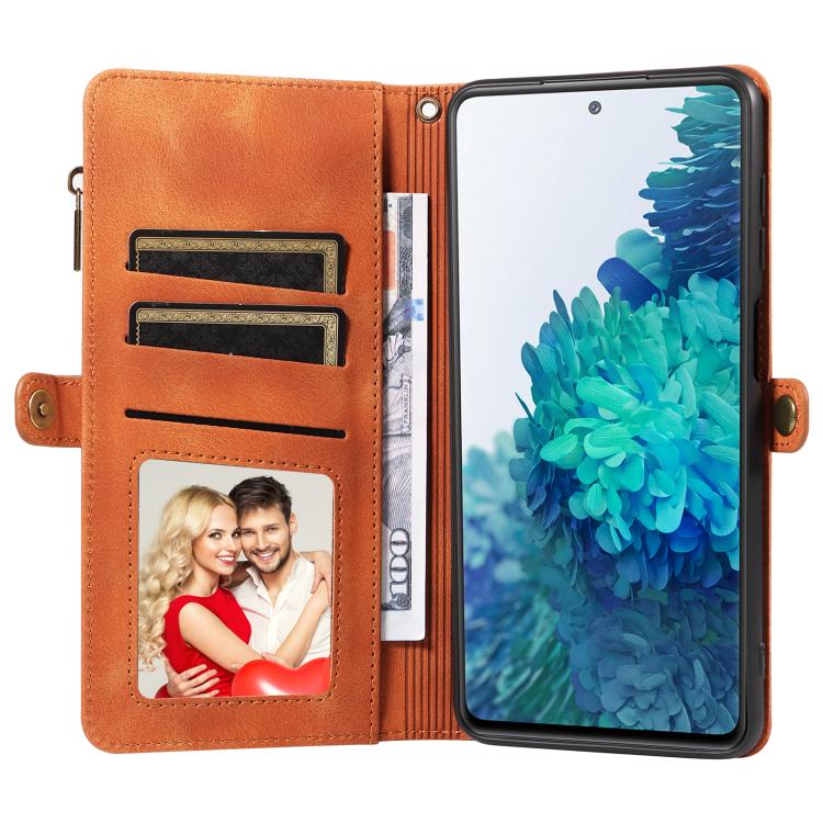 For Samsung Galaxy S20 FE Fantasy Multifunctional Zipper Wallet Leather Phone Case