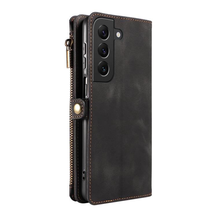 For Samsung Galaxy S22 Ultra 5G Fantasy Multifunctional Zipper Wallet Leather Phone Case