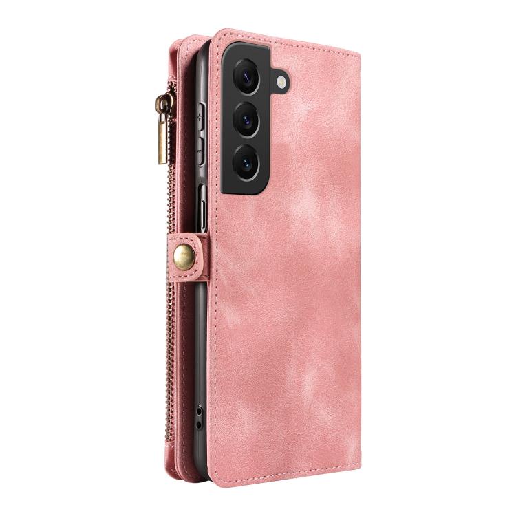 For Samsung Galaxy S22 Ultra 5G Fantasy Multifunctional Zipper Wallet Leather Phone Case
