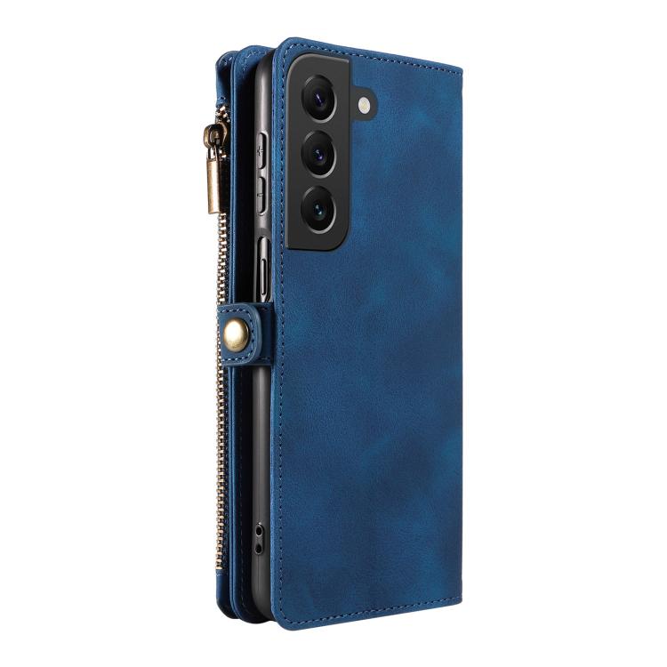 For Samsung Galaxy S22+ 5G Fantasy Multifunctional Zipper Wallet Leather Phone Case