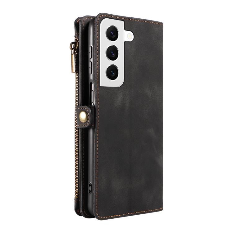 For Samsung Galaxy S22 5G Fantasy Multifunctional Zipper Wallet Leather Phone Case