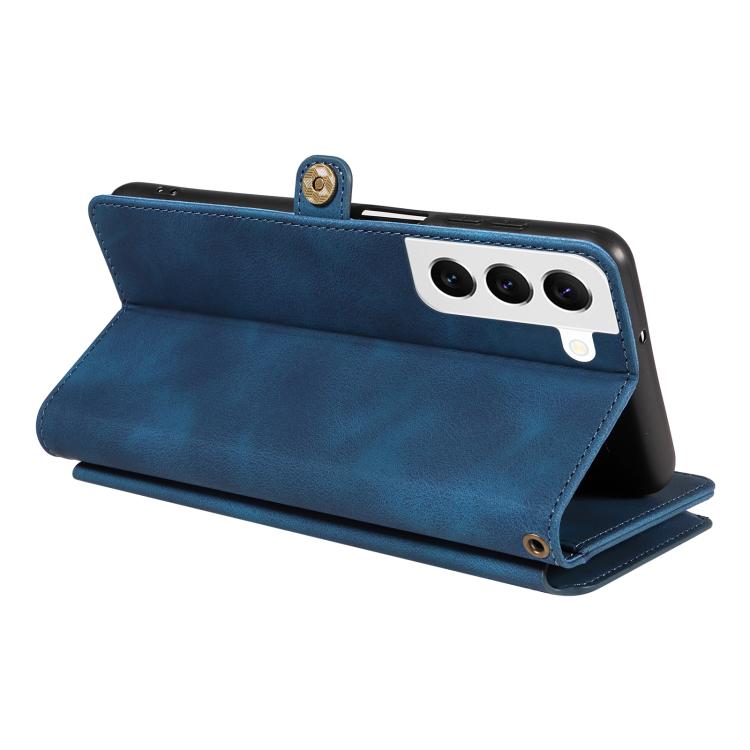 For Samsung Galaxy S22 5G Fantasy Multifunctional Zipper Wallet Leather Phone Case