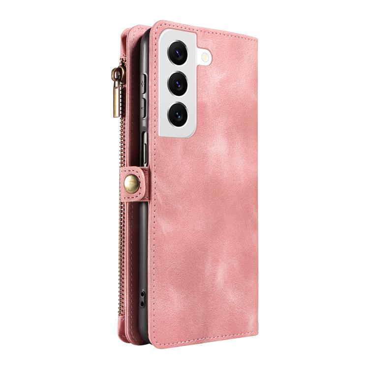 For Samsung Galaxy S22 5G Fantasy Multifunctional Zipper Wallet Leather Phone Case