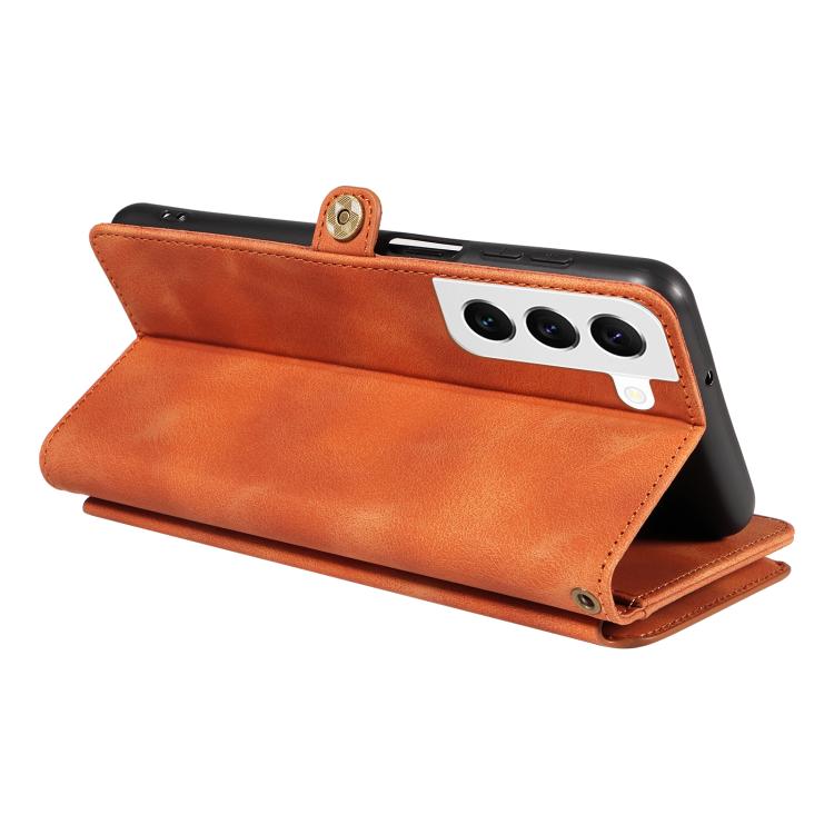 For Samsung Galaxy S22 5G Fantasy Multifunctional Zipper Wallet Leather Phone Case