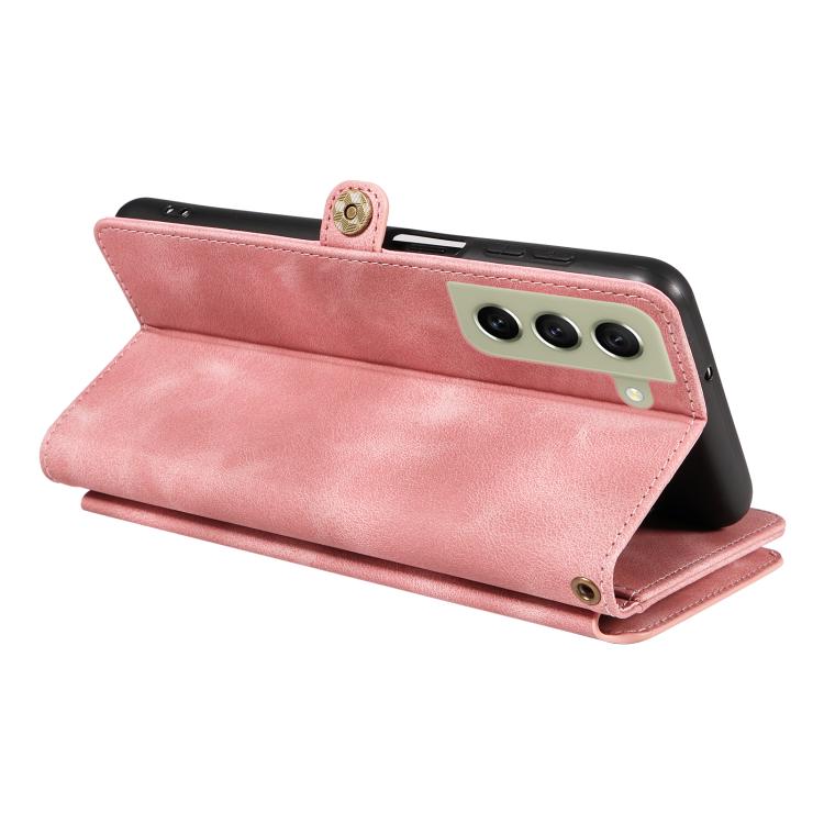For Samsung Galaxy S21 FE 5G Fantasy Multifunctional Zipper Wallet Leather Phone Case