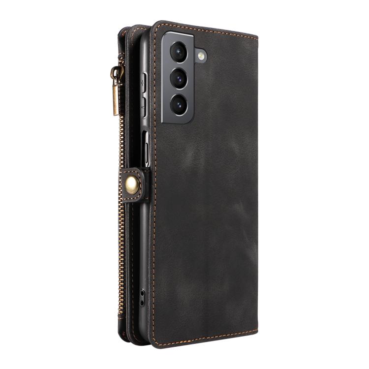 For Samsung Galaxy S21 5G Fantasy Multifunctional Zipper Wallet Leather Phone Case