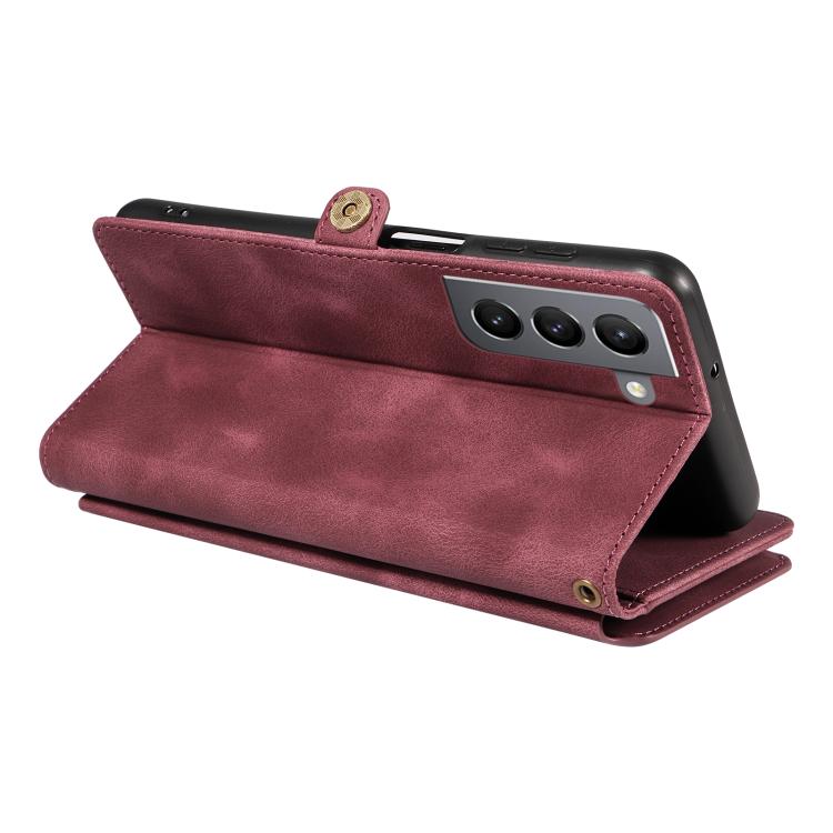 For Samsung Galaxy S21 5G Fantasy Multifunctional Zipper Wallet Leather Phone Case