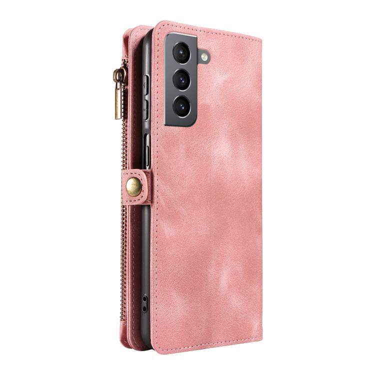 For Samsung Galaxy S21 5G Fantasy Multifunctional Zipper Wallet Leather Phone Case