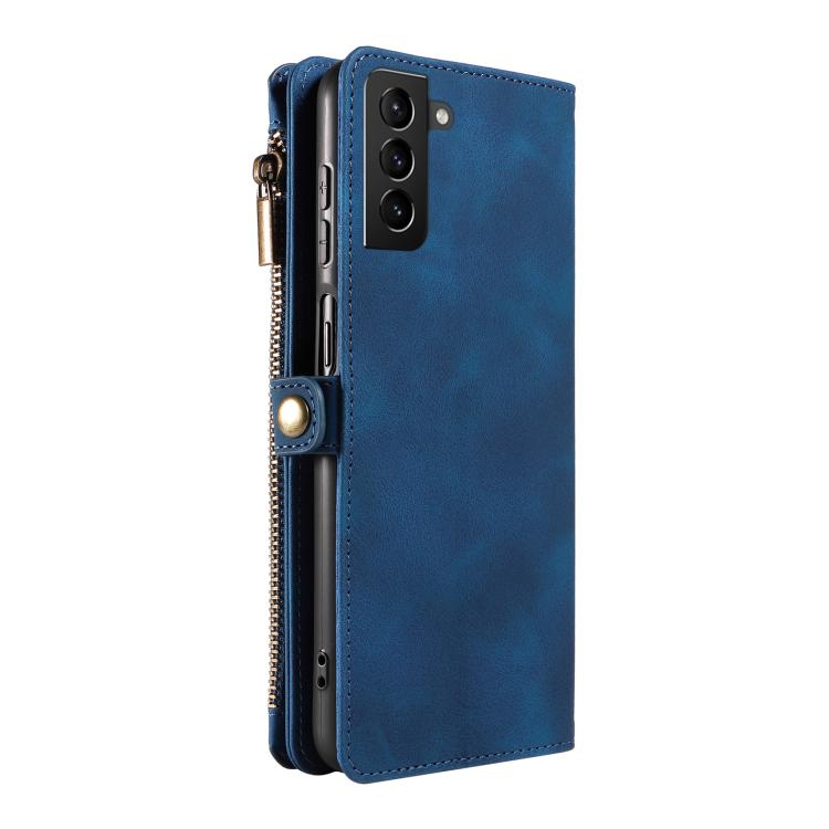 For Samsung Galaxy S21+ 5G Fantasy Multifunctional Zipper Wallet Leather Phone Case