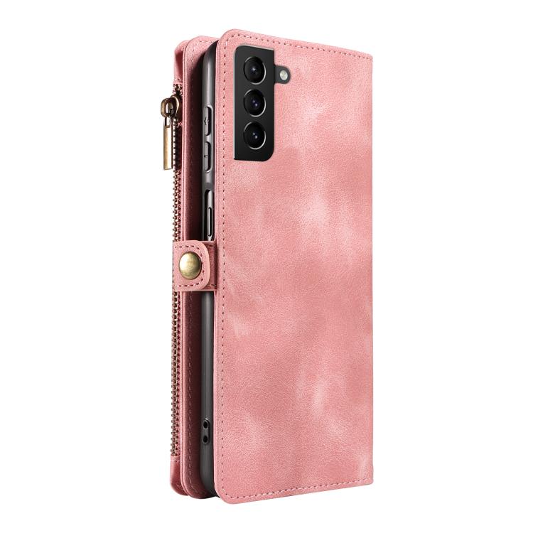 For Samsung Galaxy S21+ 5G Fantasy Multifunctional Zipper Wallet Leather Phone Case