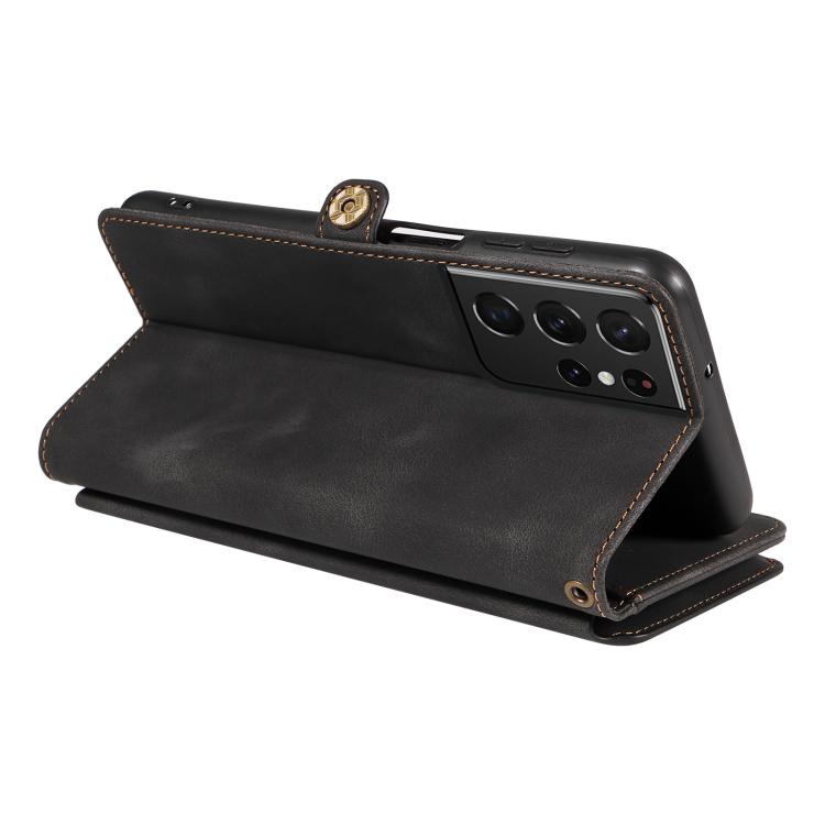 For Samsung Galaxy S21 Ultra 5G Fantasy Multifunctional Zipper Wallet Leather Phone Case
