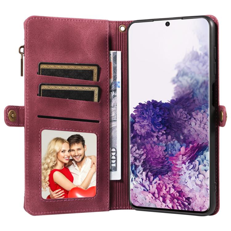For Samsung Galaxy S20 Fantasy Multifunctional Zipper Wallet Leather Phone Case
