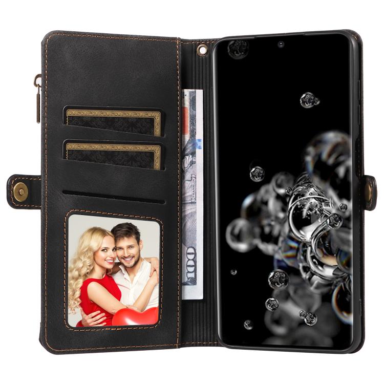 For Samsung Galaxy S20 Ultra Fantasy Multifunctional Zipper Wallet Leather Phone Case