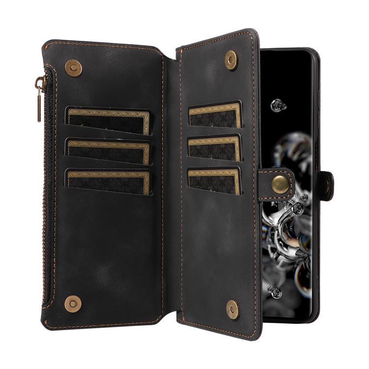 For Samsung Galaxy S20 Ultra Fantasy Multifunctional Zipper Wallet Leather Phone Case